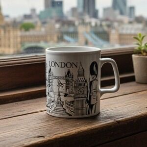 Tower Of London Coffee Mug Kiln Craft Staffordshire Tower Bridge Westminster